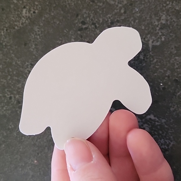 Blue Purple Watercolor Turtle Sticker NEW - Picture 4 of 4